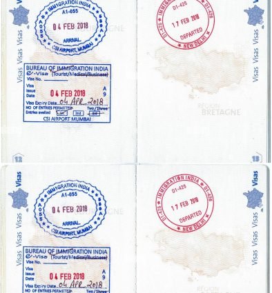 Visa Stamping 7.